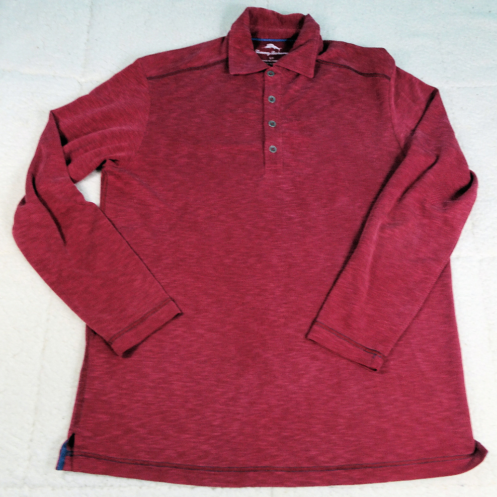 Tommy Bahamas L/S Pullover Shirt Size Small
